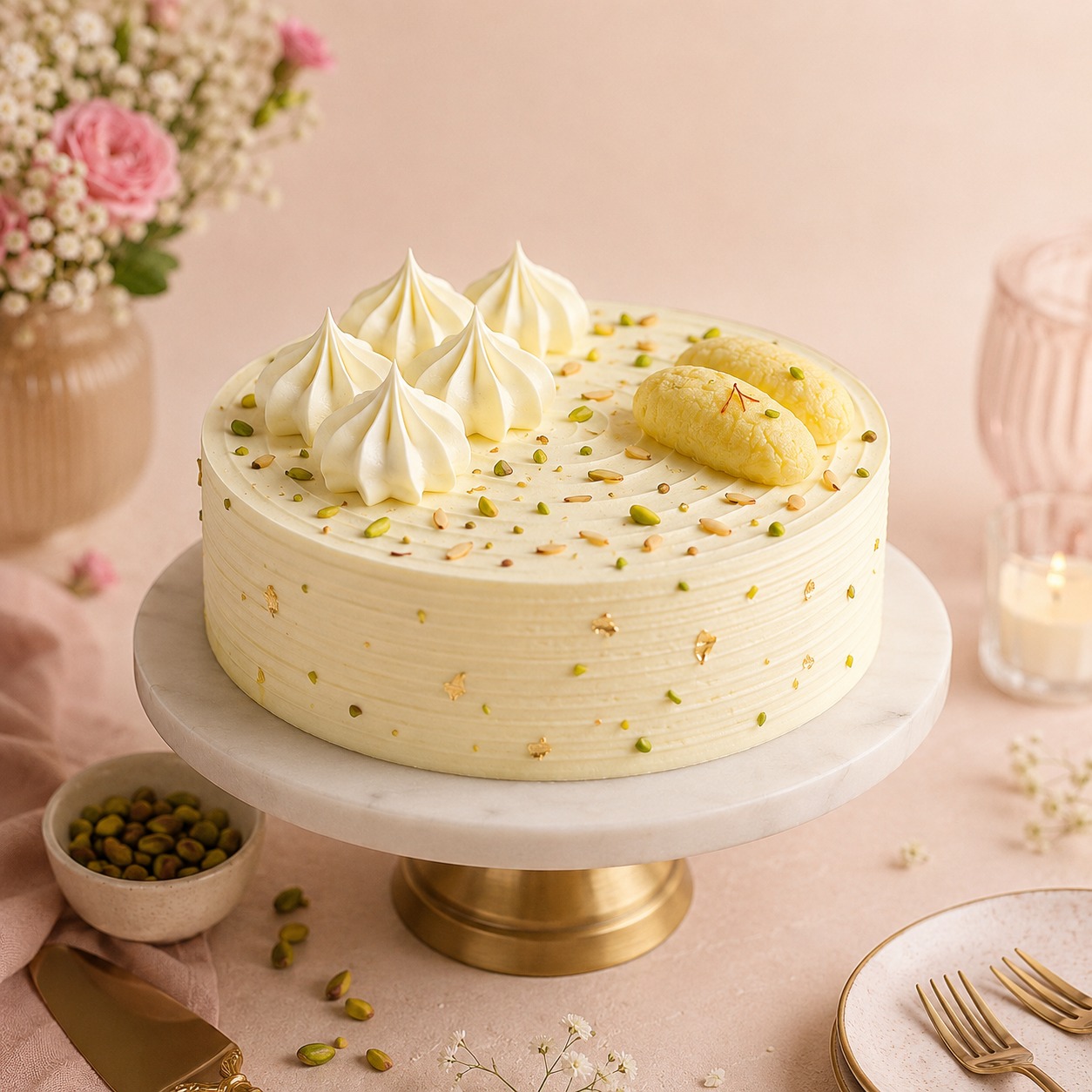 Rasmalai Cake
